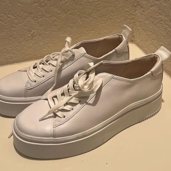 Vagabond Women's Size 40 Stacy Platform Sneakers White Leather Chunky Classic - Picture 2 of 10